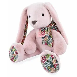 Animal en peluche Histoire d'Ours Copain Câlin Lapin Rose tendre 40 cm pas cher
