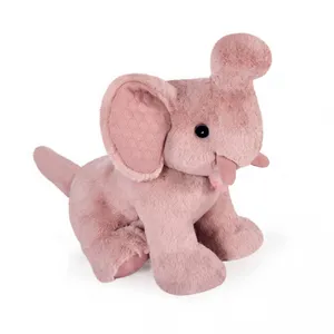 Peluche éléphant Preppy Chic - 30CM Rose Histoire d'ours pas cher