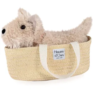 Histoire d'Ours - Les Petits Nomades Chien Fox Ivoire beige T.U pas cher