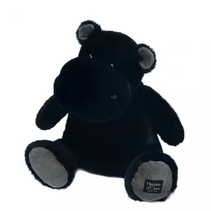 Peluche hippopotame - 40CM NOIR Histoire d'ours pas cher