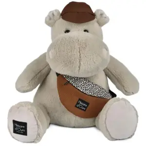 Comparateur de prix : Peluche Hippopotame HELLO BROOK beige (38 cm)