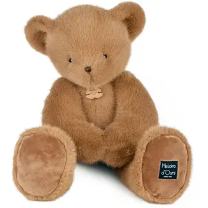 Peluche ours Clémentin Praline Cacahuète (60 cm) pas cher