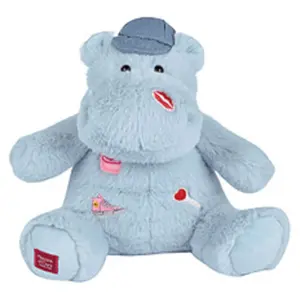Doudou et Compagnie Hippo, hellblau 20cm (20 cm) pas cher