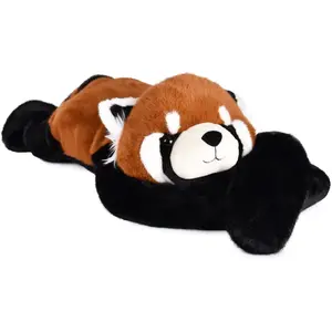 Podcoll - Peluche lestée Panda Roux pas cher