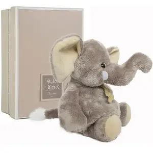 Doudou et Compagnie Histoire d'Ours Peluche Eléphant 23 cm pas cher