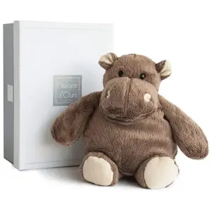 Doudou et Compagnie HISTOIRE D’OURS Hippo Assis Moyen Modèle 23 cm pas cher
