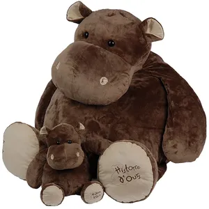 Comparateur de prix : Doudou et Compagnie Peluche Hippo Extra Géant 120cm - Histoire d'Ours - HO1197