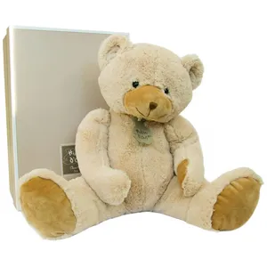 Doudou et Compagnie CALIN'OURS 35 CM - Beige pas cher