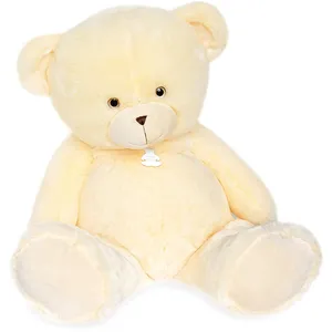 Comparateur de prix : Peluche ours Bellydou crème XXL - 90CM Crème Histoire d'ours