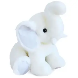 Peluche Histoire d'Ours So Chic Eléphant 35 cm Blanc pas cher