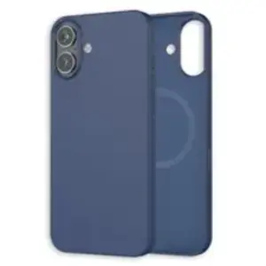 Coque en Silicone WeFix compatible MagSafe pour iPhone 16 Plus Bleu pas cher