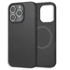 Coque en Silicone WeFix compatible MagSafe pour iPhone 16 Pro Noir pas cher