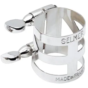 Selmer Ligature Sax Ténor Argentée (bec Métal)Vendu parwoodbrass