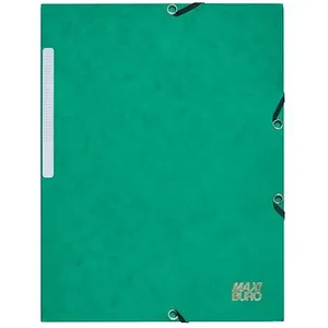 Non communiqué Chemise verte à élastique format A4 - Maxiburo - Lot de 10 pas cher