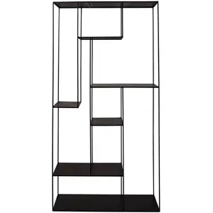 3S. x Home Bibliothèque 6 niveaux en métal noir