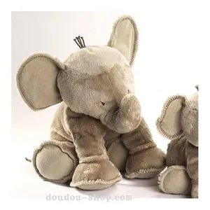Tartine et Chocolat Peluche Ferdinand l'éléphant taupe (25 cm) pas cher
