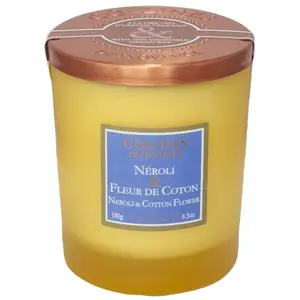 COLLINESPROVENCE COLLINES DE PROVENCE Bougie parfumée Néroli & Fleur de Coton 180g pas cher