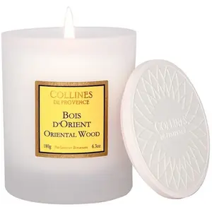 COLLINESPROVENCE COLLINES DE PROVENCE Bougie parfumée bois d'orient 180g pas cher
