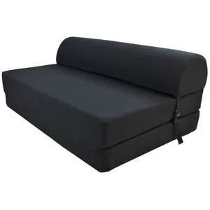 No-name NO NAME - Chauffeuse double unie en coton Noir pas cher