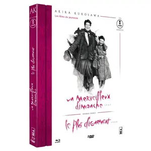 Wild Side Coffret Akira Kurosawa 2 films 1947 Combo DVD + Blu-ray pas cher