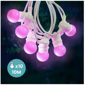 Comparateur de prix : Skylantern - Guirlande Lumineuse Guinguette Parme 10 m Cable Blanc