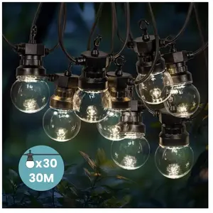 Comparateur de prix : SKYLANTERN Kit Guirlande Guinguette 30m Transparent