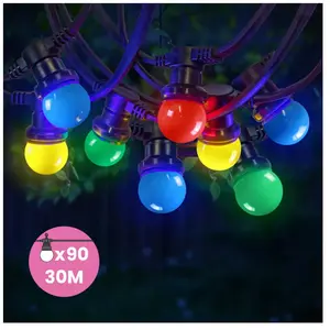 Comparateur de prix : Skylanterne Guirlande Guinguette 30m - Multicolore