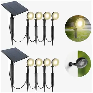 Comparateur de prix : Skylantern Spot LED Extérieur x8 avec panneau solaire inclus