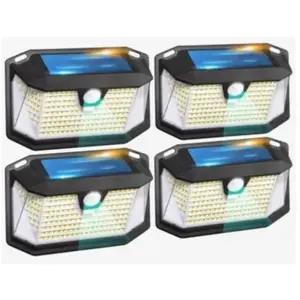 Comparateur de prix : Skylantern Applique Solaire Puissante 600 Lumens avec détecteur de Mouvement x4