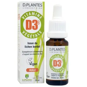 D.Plantes Vitamine D3+ + Vegetale 20ml pas cher