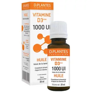 Comparateur de prix : D.Plantes Vitamine D3 1000 UI 20ml