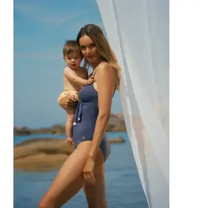 Maillot De Bain De Grossesse Manitoba Cache Coeur BleuVendu parvertbaudet