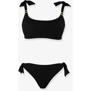 Bikini De Grossesse Poto-vecchio Cache Coeur Noir pas cher