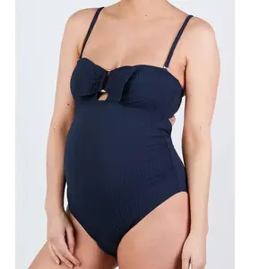 Cache Coeur Maillot De Bain De Grossesse Bamboo MarineVendu parvertbaudet