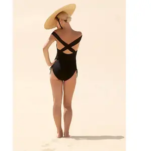 Maillot De Bain De Grossesse 1 Pièce Toscane Cache Coeur NoirVendu parvertbaudet