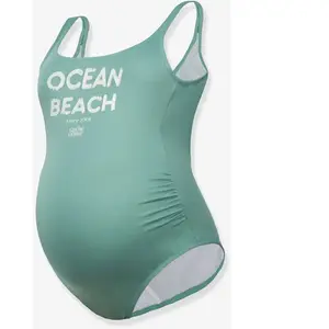 Maillot De Bain De Grossesse 1 Pièce Ocean Beach Cache Coeur Vert pas cher