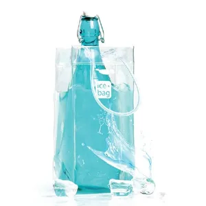 Ice.bag Gimex 17407 Ice Bag Basic Rafraîchisseur 1 Bouteille Clair 30 x 1 x 15 cm pas cher