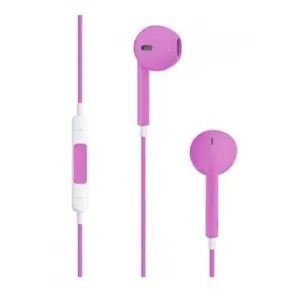 Ecouteurs Kit main libre Rose iPhone iPod iPad Smartphone pas cher