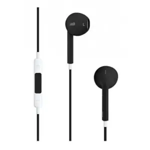 Ecouteurs Kit main libre Noir iPhone iPod iPad SmartphoneVendu parfnac