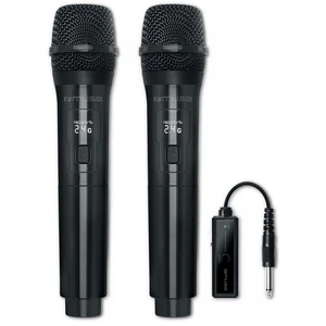Comparateur de prix : Double microphone sans fil Muse MC-50 WI Noir