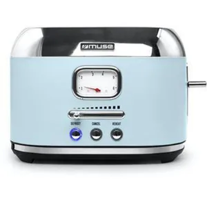 Comparateur de prix : Muse - grille-pains 2 fentes 1000w bleu ms-120vb - collection of inspiration MS-120VB