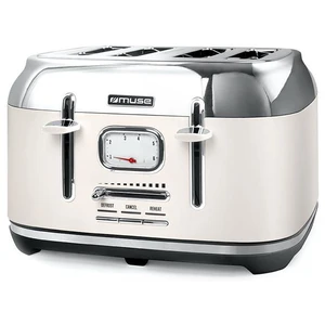 Comparateur de prix : NEW-ONE MUSE MS-131 SC - Grille-pain - 4 tranche - 4 Emplacements
