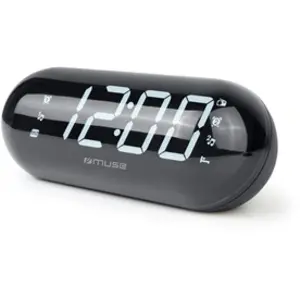 Comparateur de prix : Muse M-19 GL Radio portable Horloge Numérique Noir