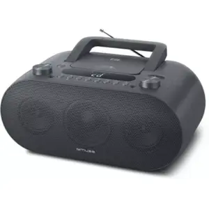 Comparateur de prix : Lecteur radio CD et MP3 portable Muse M-35 Bluetooth Noir