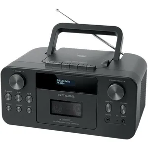 Comparateur de prix : Muse Radio-cassette cd avec bluetooth noir - M-182DB