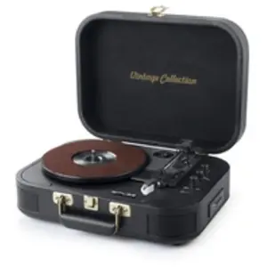 Comparateur de prix : Muse MT-201 GLD platine Tourne-disque entraîné par courroie Noir