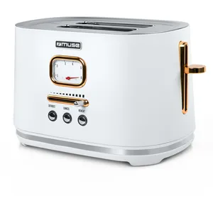 NEW-ONE MUSE MS-130 W - Grille-pain - 2 tranche - 2 Emplacements pas cher