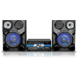 Muse - micro-chaîne 300w noir avec bluetooth m-80dj - M-80DJ pas cher