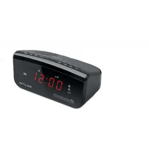 Comparateur de prix : Muse M-12CR Radio Réveil Tuner FM/MW Finition miroir, Bleus