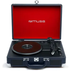 Comparateur de prix : Platine vinyle stéréo 3 vitesses 33/45/78t avec bluetooth - mt103db - MUSE